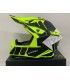 Casco motocross Acerbis X-Track Vtr nero giallo