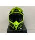 Casco motocross Acerbis X-Track Vtr nero giallo