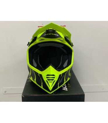 Casco motocross Acerbis X-Track Vtr nero giallo