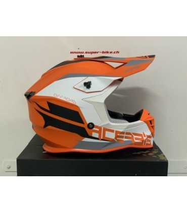 Casco cross Acerbis Linear arancio