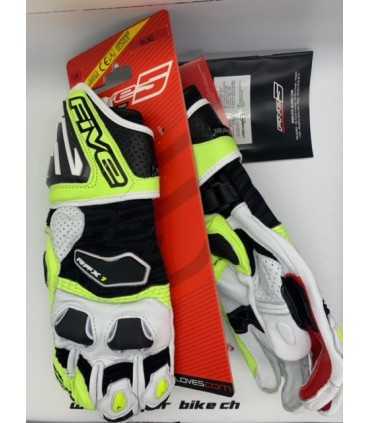 Five Rfx1 motorrad racing handschuhe gelb