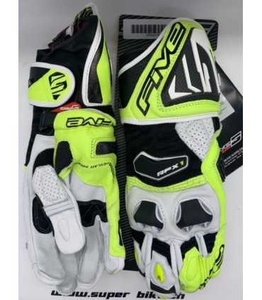 Five Rfx1 motorrad racing handschuhe gelb