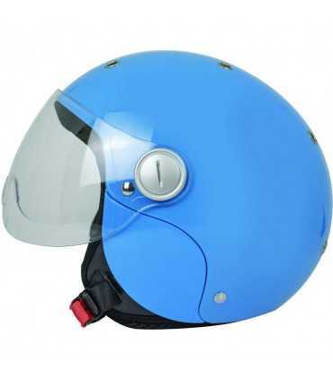 Casque moto enfant BHR 816 bleu matt