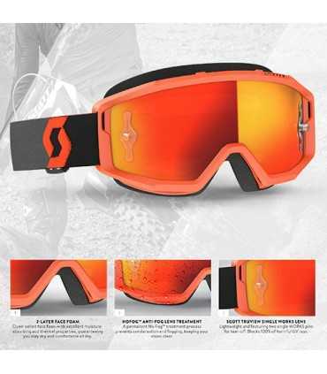 Scott Primal maschera cross arancio specchio