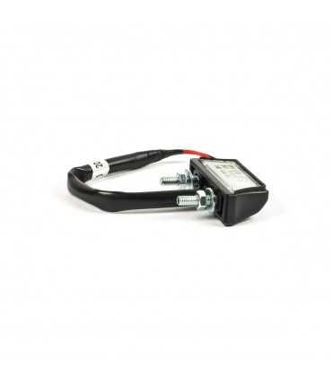 Luce targa moto a led universale nera