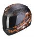 Casco Scorpion Exo 390 Cube nero opaco arancio