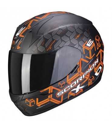 Scorpion Exo 390 Cube schwarz matt orange helm