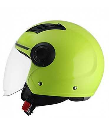 Casco jet BHR 804 Top giallo