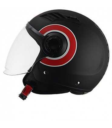 Casco jet BHR 804 Top New Line rosso