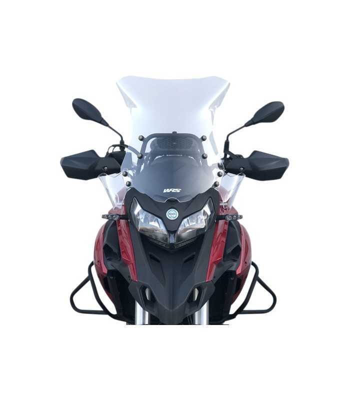 RALLY MATTE BLACK WINDSHIELD FOR BENELLI TRK 502 2017>