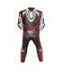 Combinaison moto Berik Super Tense 2.0 noir rouge silver