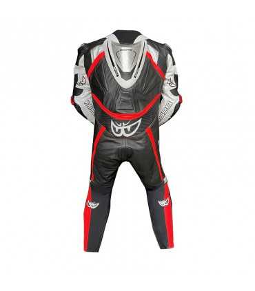 Leather Suit Berik Super Tense 2.0 black red silver