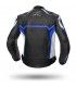 Spyke Jerez Evo leather jacket black blue