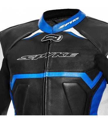 Spyke Jerez Evo lederjacke schwarz blau