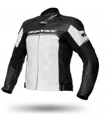 Spyke Lederjacke Imola Evo 2.0 weiß