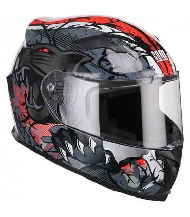 Casco integrale Cgm 307S Panther rosso