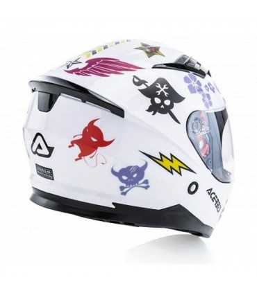 Acerbis Carlino kid helmet white