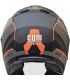 Casque jet Cgm 130s Apache noir orange matt