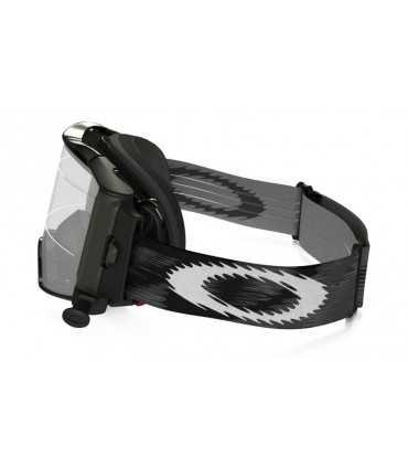 Oakley Airbrake MX Race-Ready Roll-Off Goggle Jet Black Speed Clear Lens