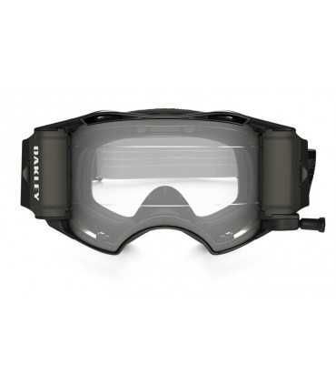 Oakley Airbrake MX Race-Ready Roll-Off Goggle Jet Black Speed Clear Lens