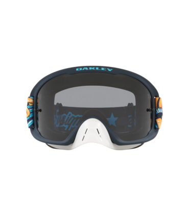 Oakley O Frame® 2.0 Pro MX Goggle - Troy Lee Designs Cosmic Jungle Blue/Dark Grey Lens