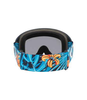 Oakley O Frame® 2.0 Pro MX Goggle - Troy Lee Designs Cosmic Jungle Blue/Dark Grey Lens