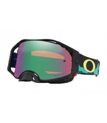 Oakley Airbrake MX Goggle Eli Tomac Signature Series Camo Army Blues Prizm MX Jade Iridium Lens