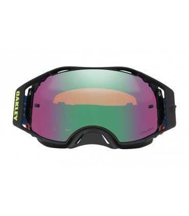 Oakley Airbrake MX Goggle Eli Tomac Signature Series Camo Army Blues Prizm MX Jade Iridium Lens