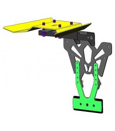 V PARTS Nummernschildhalter Ktm Duke 125/200/390 (2017-21)
