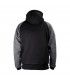 JOHN DOE ZIP HOODIE black gray