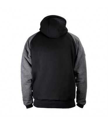 JOHN DOE ZIP HOODIE 2 nero grigio