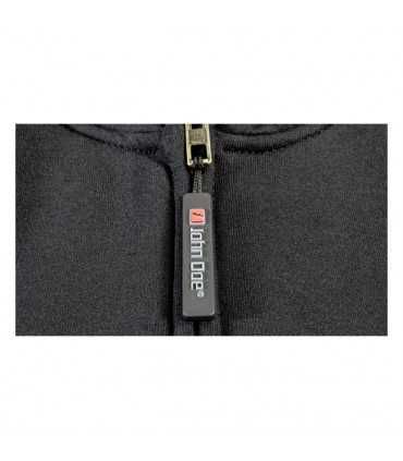 JOHN DOE ZIP HOODIE 2 nero grigio