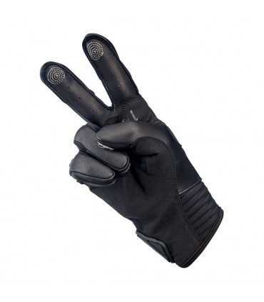 Gants Biltwell Bridgeport cuir noir