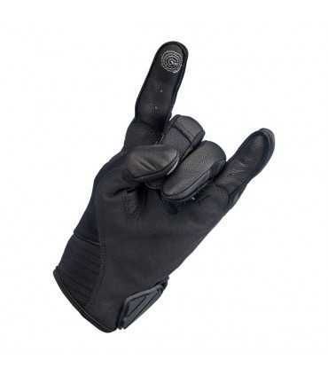 Gants Biltwell Bridgeport cuir noir