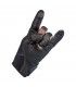 Gants Biltwell Bridgeport cuir noir marron