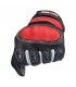 Biltwell Bridgeport leder hanschuhe schwarz rot