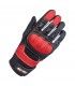 Gants Biltwell Bridgeport cuir noir rouge