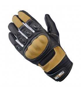 Gants Biltwell Bridgeport cuir noir tan