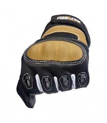 Gants Biltwell Bridgeport cuir noir tan