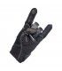 Gants Biltwell Bridgeport cuir noir gris