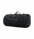 LONGRIDE ROLL BAG WAXED COTTON WIDE. BLACK WAX