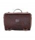 LONGRIDE ROLL BAG WAXED COTTON NARROW. BROWN WAX