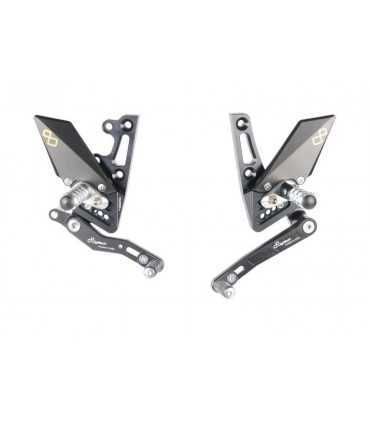 Lightech adjustable rearsets Fixed Foot Triumph Speed Triple 1050 (2011-18) FTRTR003