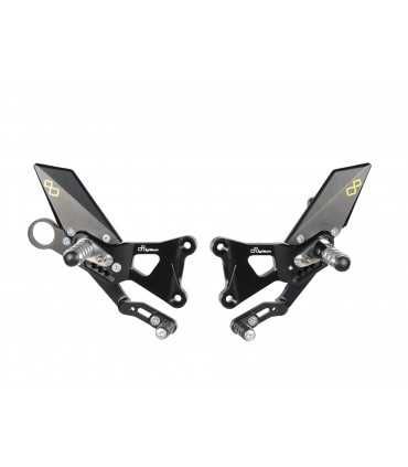 Lightech adjustable rearsets Fixed Foot Bmw S1000 RR (2009-14) FTRBM001