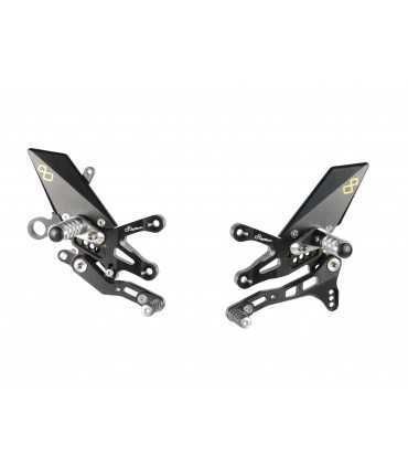 Lightech adjustable rearsets Fixed Foot Aprilia RSV4 (2009-17) FTRAP004