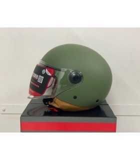 Mt Helmets Street Solid A6 Verde Opaco