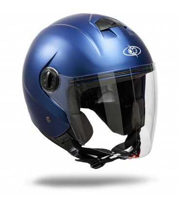 Casco Jet One Gamma blu opaco