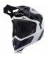 Casco motocross Acerbis X-Track Vtr bianco nero