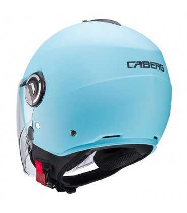 Casco Jet Caberg Riviera V4 celeste opaco