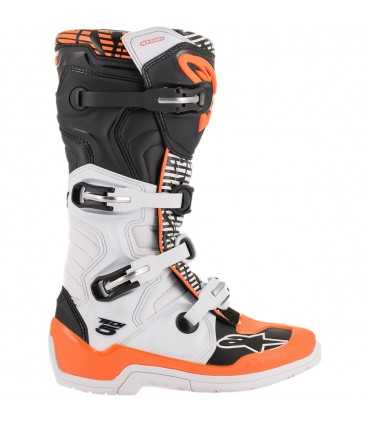 Alpinestars Tech 5 blanc noir orange